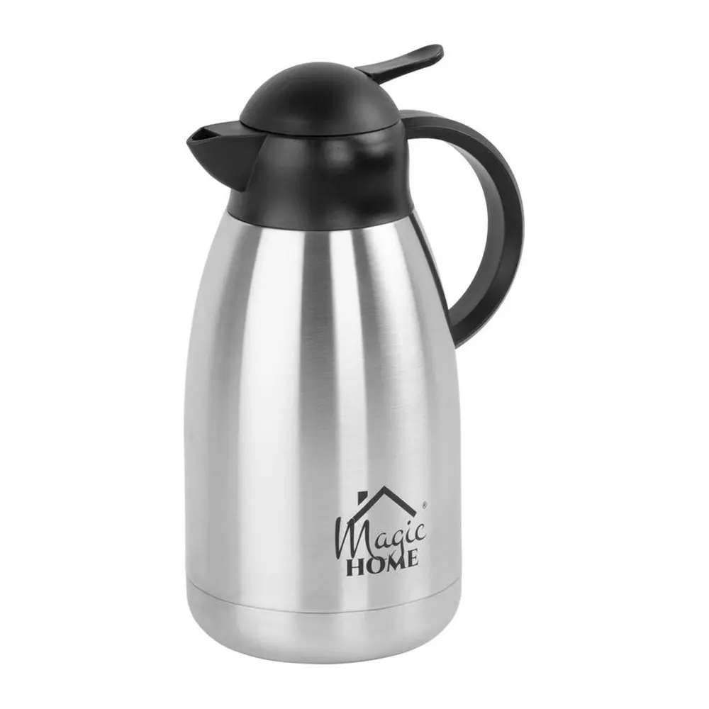 Termoska MagicHome by nemala chýbať vo vašej domácnosti. Táto elegantná a vkusná termoska je vyrobená z ocele