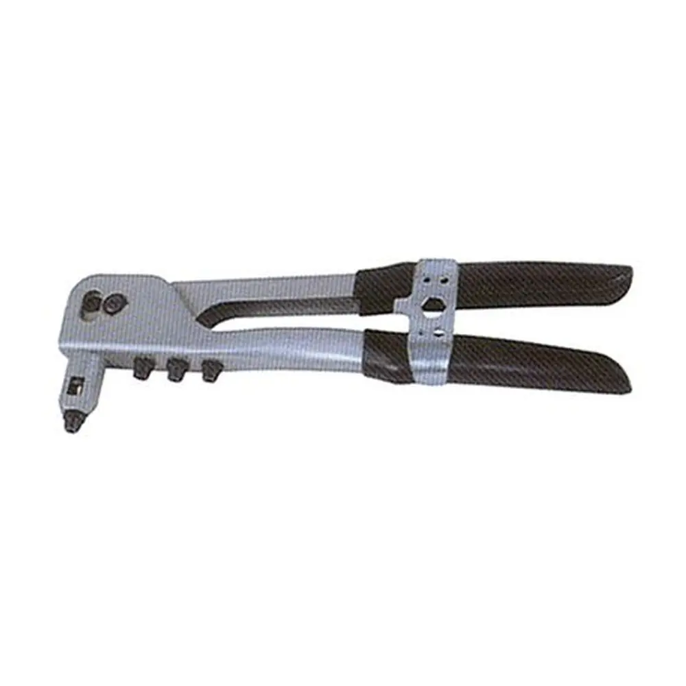 Nitovacie kliešte Strend Pro by nemali chýbať vo výbave vašej dielne. Kliešte sú navrhnuté na spájanie materiálov pomocou nitovacích matíc. Komplet obsahuje výmenné nitovacie koncovky pre každý závit.