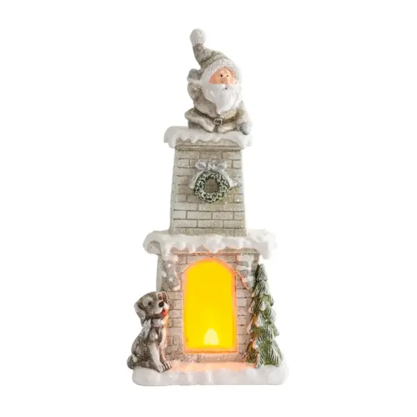 <p>Krásna veľká dekorácia MagicHome Santa v komíne skrášli Váš domov počas vianočného obdobia. Dekorácia svieti