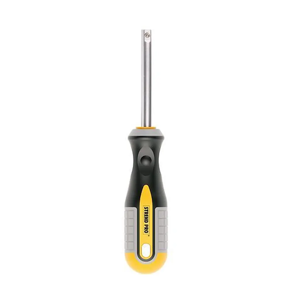 Skrutkovač Strend Pro na hlavice by nemal chýbať vo vašej dielni. Je vyrobený z chrómvanádu a disponuje magnetom. Je použiteľný pre hlavice s rozmerom 1/4".
