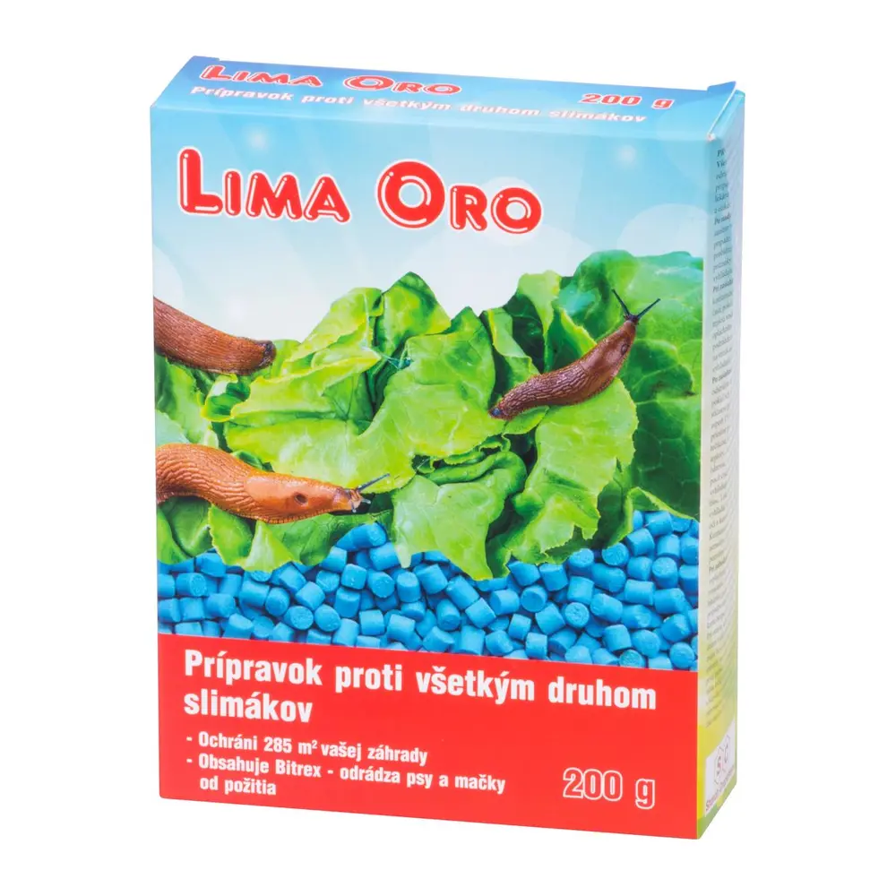 - Granulovaná návnada určená proti slizniakom v zelenine