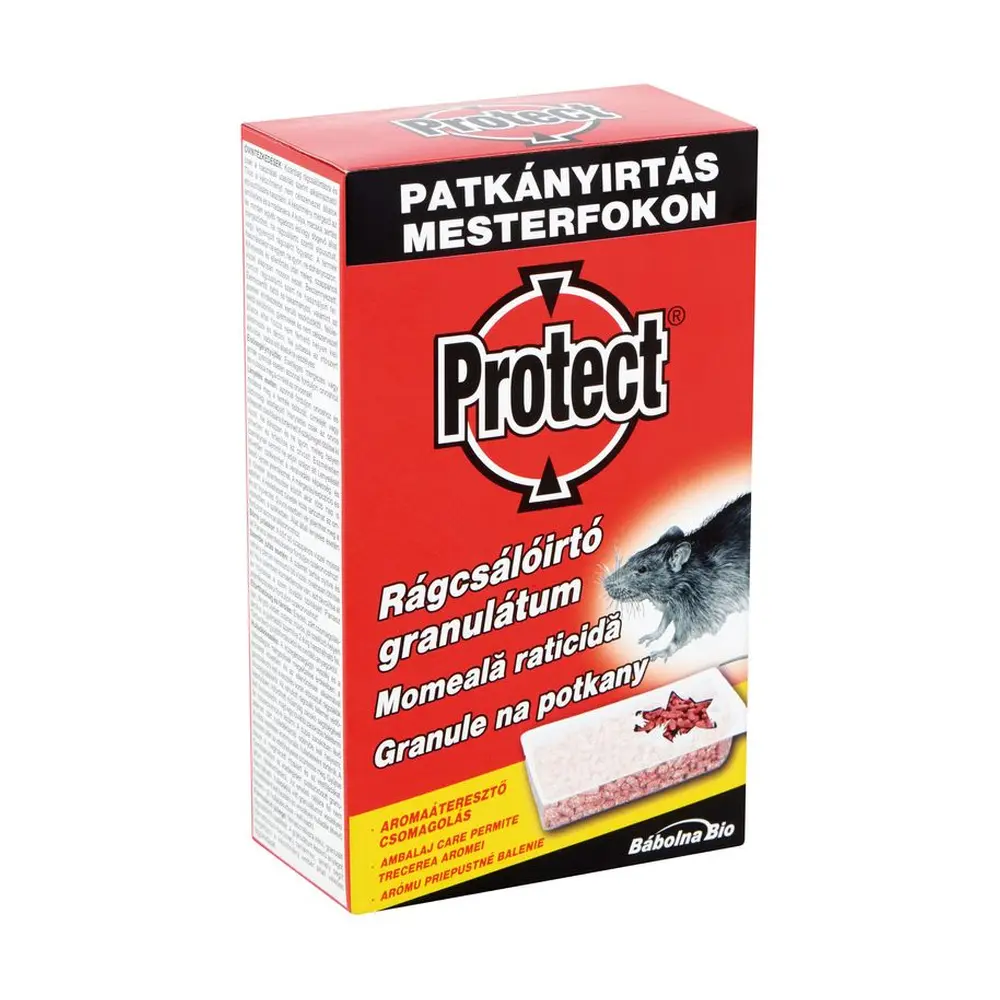 Zbavte sa problémov s potkanmi jednoducho a efektívne. PROTECT granule sú špeciálne vytvorené na rýchlu a účinnú likvidáciu potkanov. Ich zloženie je starostlivo navrhnuté tak