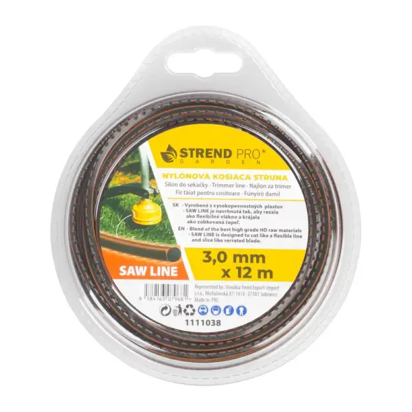 <p>Nylónová kosiaca struna Strend Pro Saw Line je navrhnutá tak