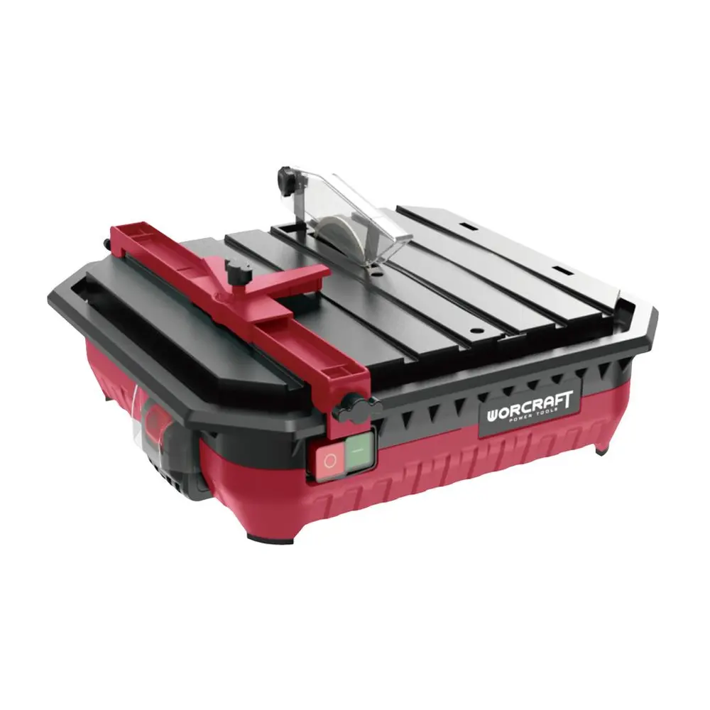 Akumulátorový rezač dlažby Worcraft CTS-S20Li Vám umožní jednoduchú manipuláciu bez nutnosti pripojenia na elektrickú sieť. S jeho pomocou môžete presne a rýchlo rezať dlažby bez zbytočného namáhania. Je ideálny pre profesionálnych remeselníkov aj domácich majstrov. Rezač dlažby používajte na stredne veľké dlažby (max. 90x90 cm). Maximálna hĺbka rezu je pri 0° 24 mm a pri 45° 16 mm. Rozmery rezacieho stola sú 365x390 mm.