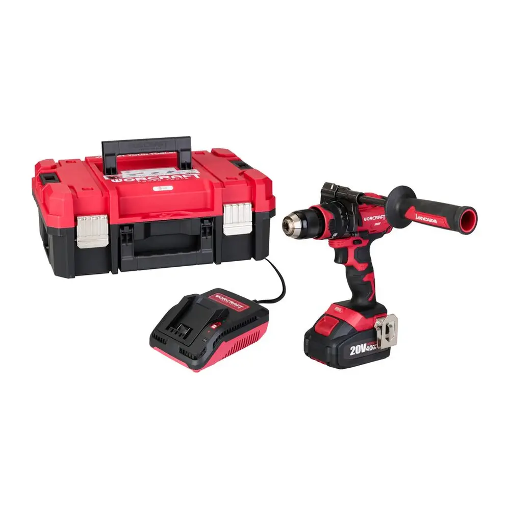 Majte náradie vždy starostlivo uložené v nových praktických toolboxoch Worcraft XCUBE. Praktický kufrík s náradím Worcraft XCUBE004 s objemom 8 litrov poskytuje efektný priestor na uloženie náradia pri práci. Tento set obsahuje: bezuhlíkový skrutkovač CHD-S20LiBH