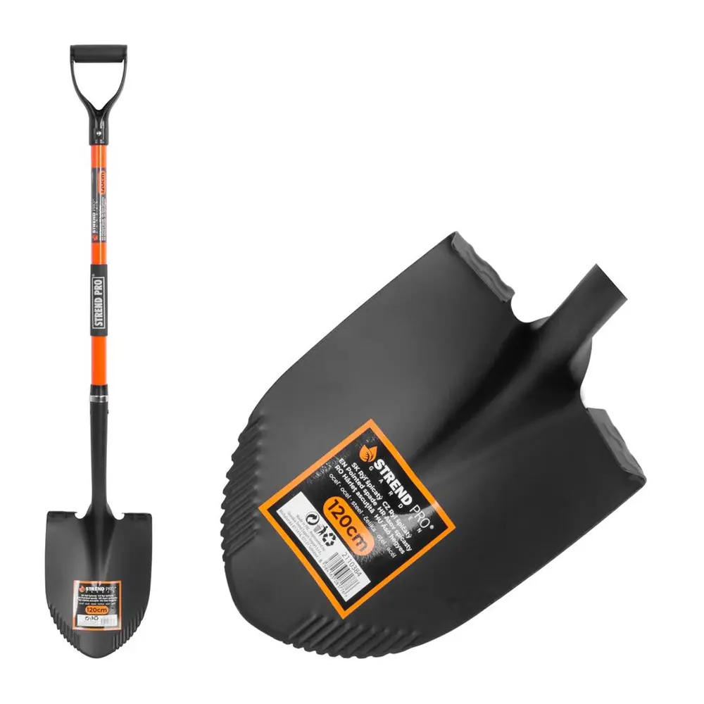 Uľahčite si prácu na záhrade s rýľom Strend Pro. Je vyrobený zo sklolaminátu a disponuje rukoväťou v tvare D. Dĺžka: 120 cm.