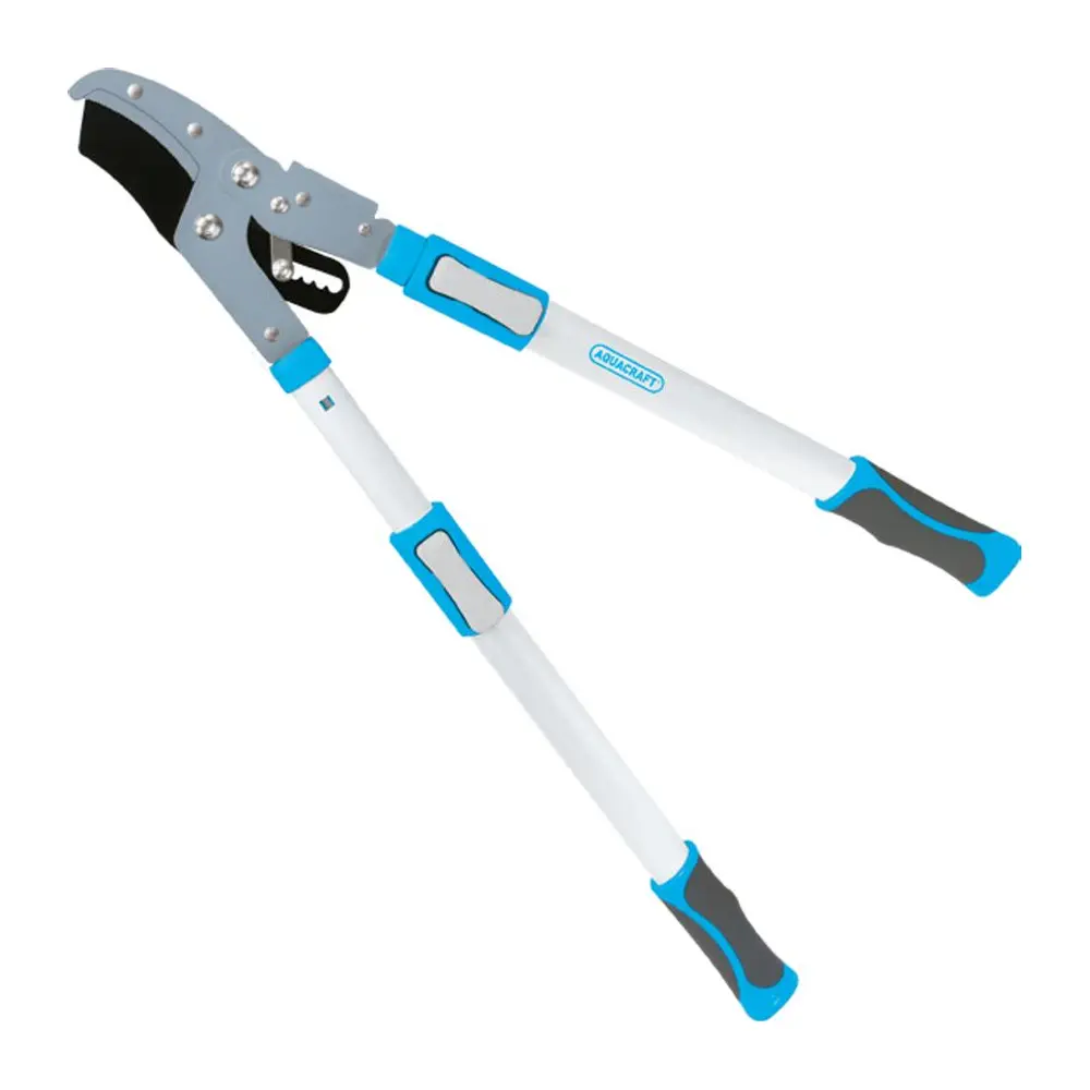Nožnice AQUACRAFT® :- čepele s nepriľnavým povrchom. Jednoduchá starostlivosť a údržba.- prenosová páka pre ušetrenie energie- hliníkové teleskopické rukoväte pre lepší dosah (+ 30 cm)- protišmykové rukoväte pre bezpečné a ľahké používanie.
