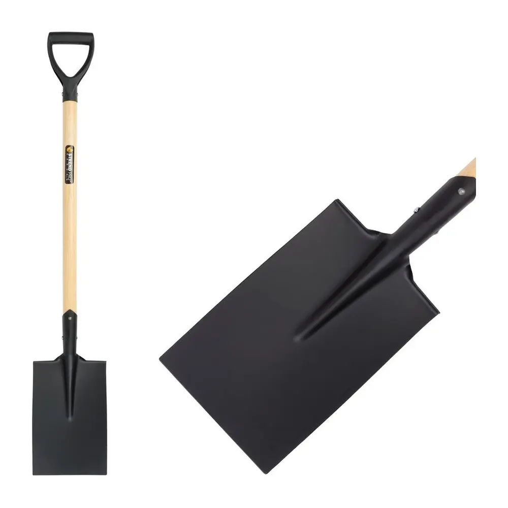 S týmto rýľom s násadou typu D s ergonomický tvarovanou rukoväťou si ušetríte námahu pri práci vďaka lepšiemu uchopeniu.