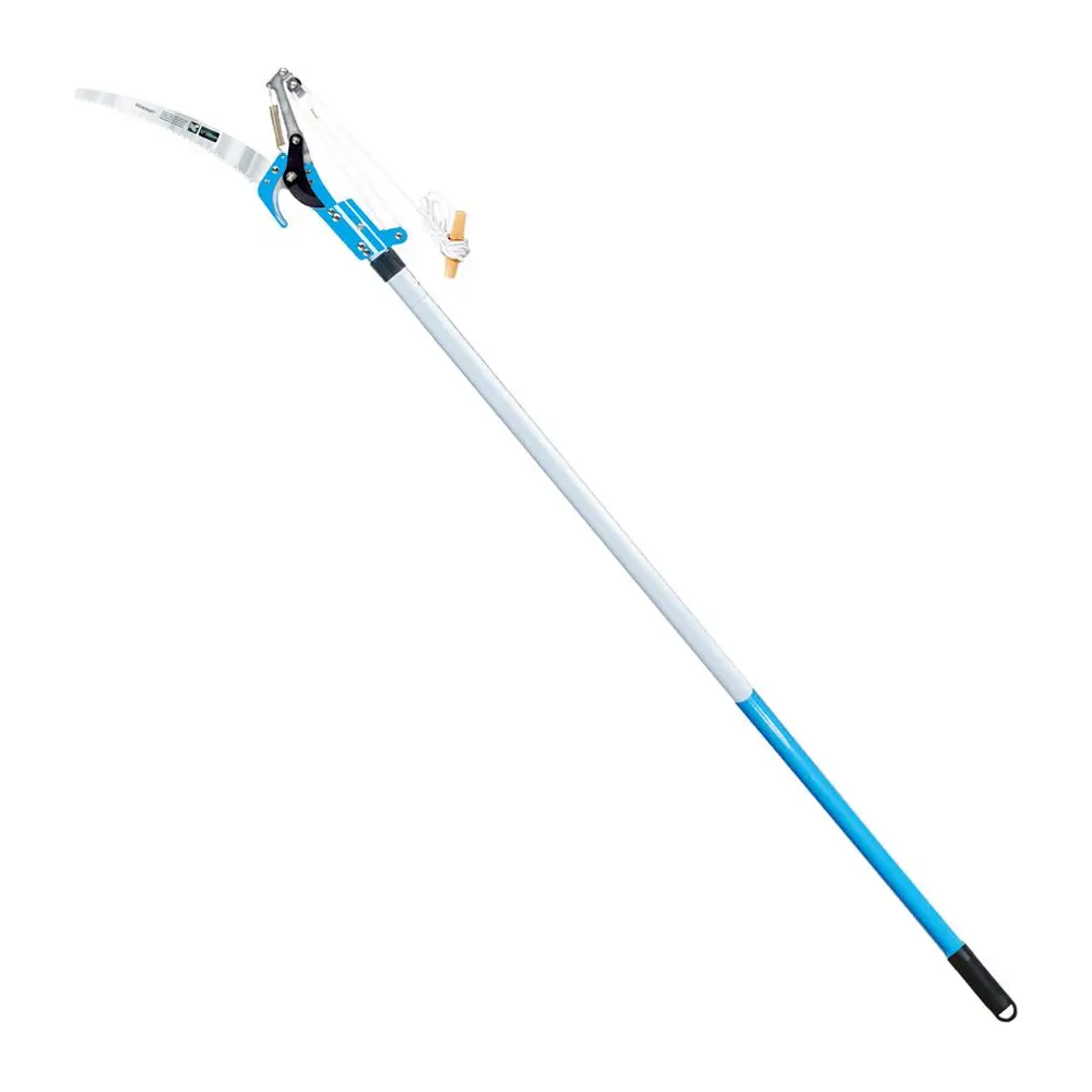 Nožnice na konáre s vysoko kvalitnou pílkou AQUACRAFT® sú určené na prerezávanie alebo strihanie konárov. Možnosť zavesenia na vetvy pre pohodlnú manipuláciu. Nožnice majú nastaviteľnú teleskopickú hliníkovú rukoväť maximálne do 300 cm. S týmito nožnicami manipulujete bezpečne a pohodlne zo zeme
