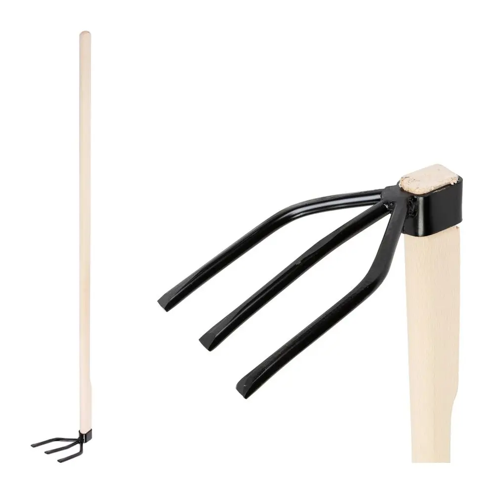 Motyka Strend Pro 3-rohá so 120 cm násadou je vyrobená z prvotriedneho bukového dreva a ocele a je vyrobená na Slovensku. Násady sú vyrábané ručne = handmade. 