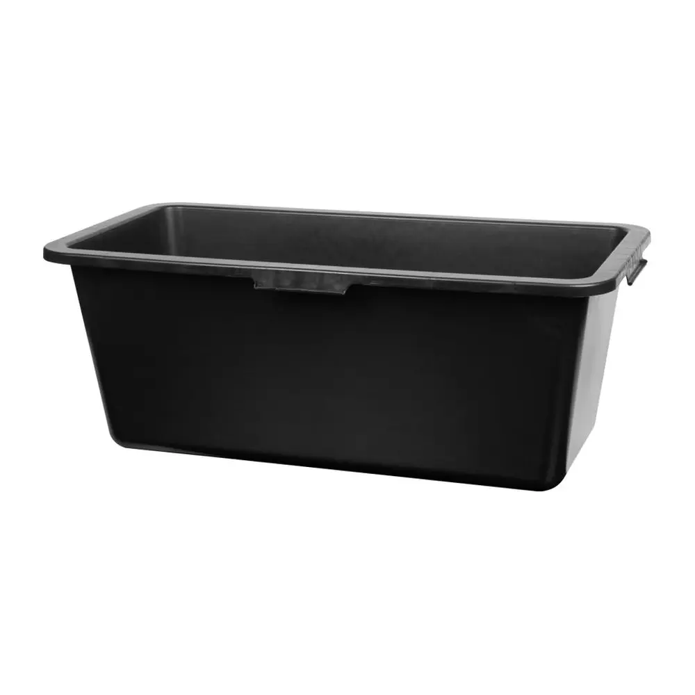 Plastový maltovník na maltu s objemom 40 litrov.
