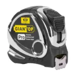 ale aj domácich kutilov. Tento meter je vyrobený z chrómu a nylónu. Meter disponuje brzdou. Puzdro metra je vyrobené z pevného plastu. Má kompaktné telo a posuvný háčik. Jeho dĺžka je 5 m a šírka pásu je 25 mm. Je vhodný pre vnútorné aj vonkajšie meranie.
