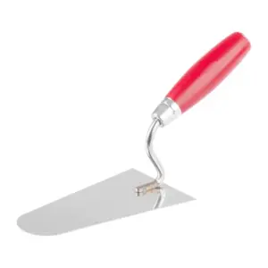 Špičková murárska lyžica Strend Pro Premium je vyrobená z nerezu 1 mm. Má drevenú bukovú rukoväť v kombinácii s lakovanou zosilnenou konštrukciou. Na rukoväti je kovové ukončenie