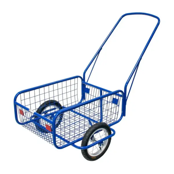 Vozík Massag Favorit MSG je spoľahlivý a praktický prepravný vozík s nosnosťou až 120 kg. S nafúkovacím kolesom o veľkosti 290 mm je ideálny pre prenášanie ťažších bremien s minimálnym úsilím. Jeho kompaktný a ľahko ovládateľný dizajn robí z tohto vozíka ideálneho spoločníka pre každodenné použitie.