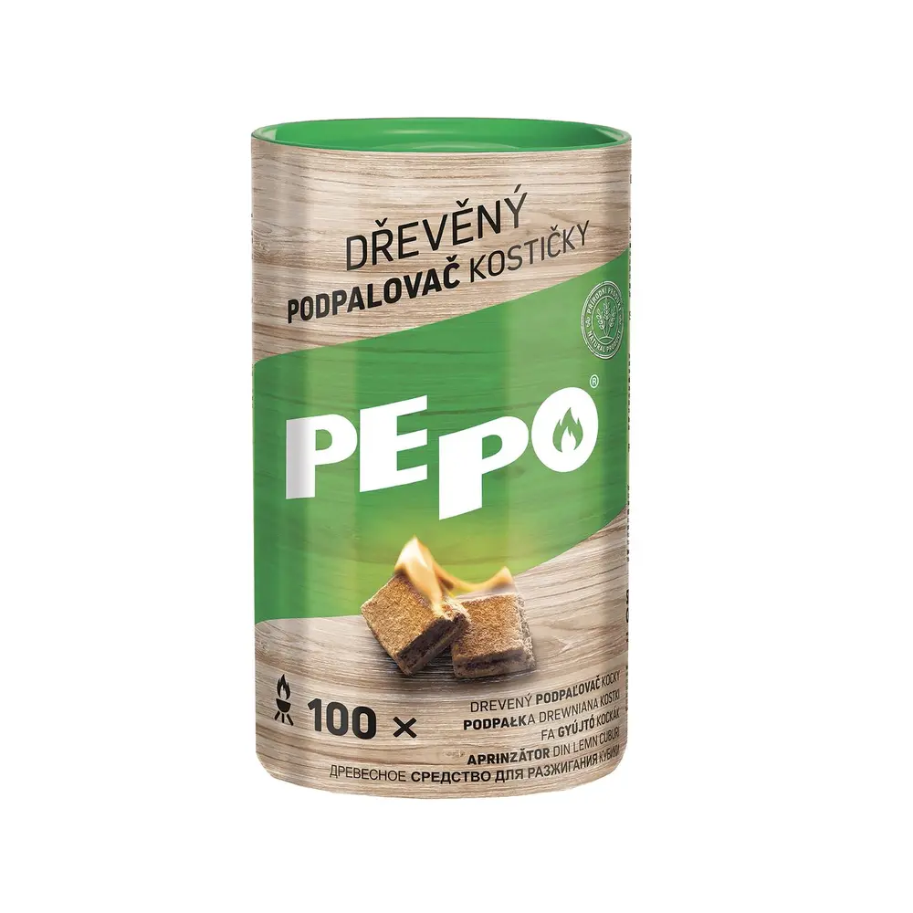 PE-PO drevený podpaľovač