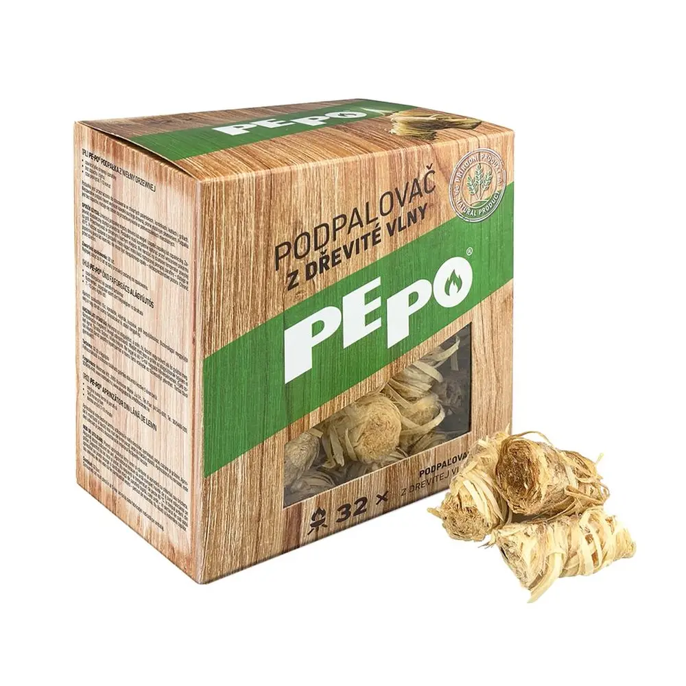 PE-PO pevný podpaľovač je určený k podpaľovaniu uhlia