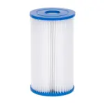 Náhradná vložka pre filtračné pumpy s prietokom 9 463 litrov za hodinu. Rozmer 142x254 mm. Pri použití filtrácie je potrebné vybrať každých 4 až 7 dní vložku von a dobre opláchnuť pod tečúcou vodou od nazbieraných nečistôt. Jednu vložku je možné použiť 2 až 3 krát v závislosti od zaťaženia bazénovej vody.