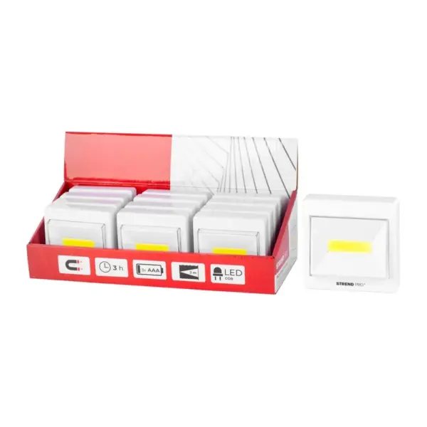 <p>Svietidlo <strong>Strend Pro Switchlight C1062 </strong>sa dá použiť univerzálne a bezdrôtovo bez zbytočného skrutkovania a montáže v každej miestnosti. Navyše sa dá <strong>pripojiť</strong> na <strong>magnetický povrch</strong>