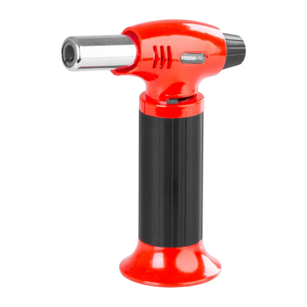 Plynový plniteľný horák Strend Pro 400 s priemerom trysky 20 mm je vhodný na flambovanie
