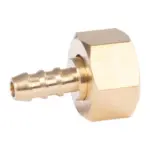 Jednocestný mosadzný nátrubok Airtool so závitom G G1/2"-LH a maticou. Odolné voči korózii a tlaku. Priemer: 8 mm.