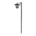 Elegantná solárna lampa  Strend Pro Garden s odolnou plastovou rúrkou je ideálnym riešením na osvetlenie záhrady