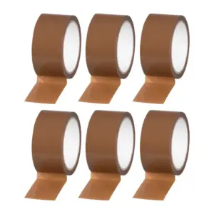 Páska Strend Pro 48 mm x 50 m – Hnedá baliaca páska (6 ks)