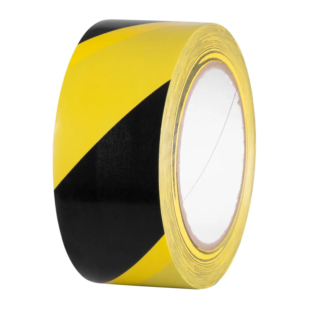 Páska Strend Pro 50 mm x 33 m – Výstražná žlto-čierna PVC páska