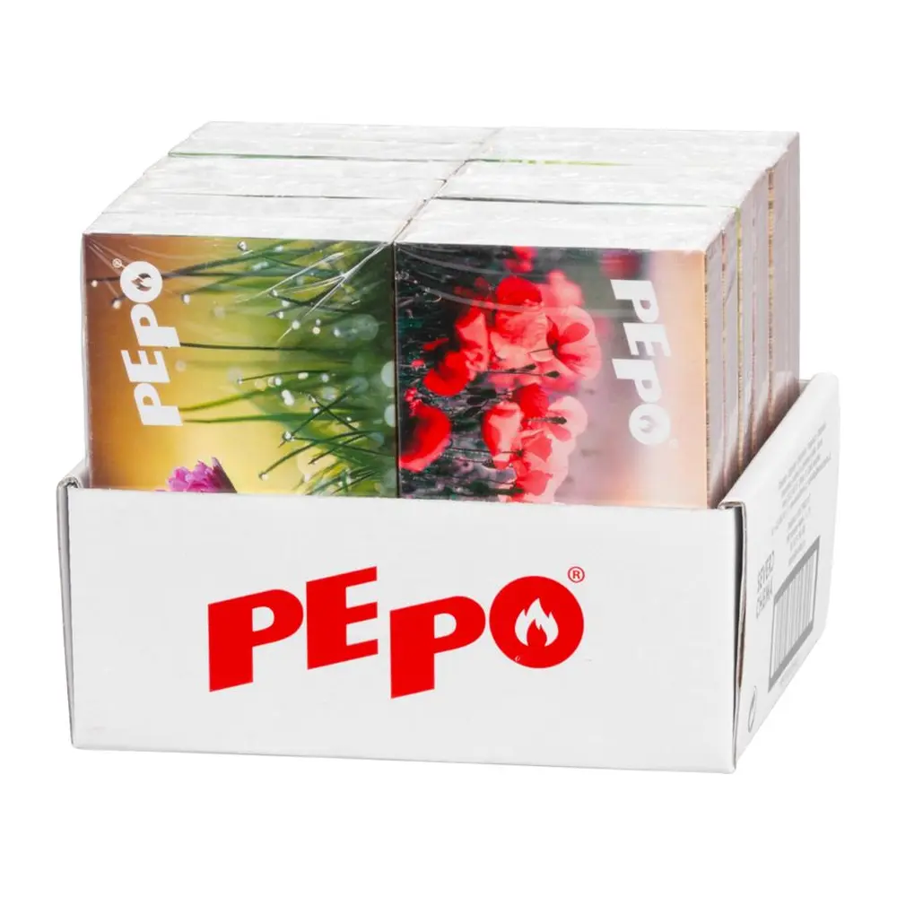 Veľké bezpečnostné zápalky vhodné na každodenné využitie. Sellbox obsahuje 6 rôznych obrázkov škatuliek. Dĺžka zápaliek je 95 mm.