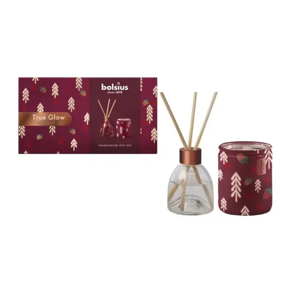 <p><strong>Darčeková súprava True Glow Winter Spices – difuzér a sviečka v skle</strong></p>