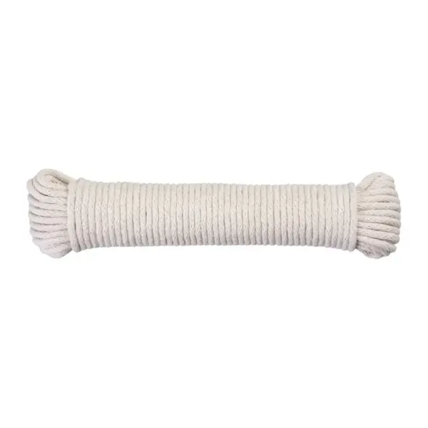 Šnúra na prádlo Cloth-Line slúži na vešanie prádla. Je vyrobená z bavlny. Má rozmer 4 mm x 20 m. Farba je biela.