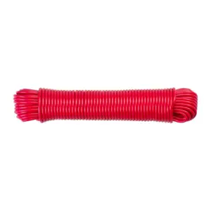 Šnúra na prádlo Cloth-Line slúži na vešanie prádla. Je vyrobená z PVC. Má rozmer 4 mm x 20 m. Farba je červená.