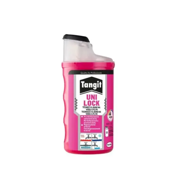 <p>Tesniace vlákno Tangit funguje ako polyamidová niť pokrytá ochrannou pastou