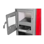 4 kW.  Disponujú zaujímavým dizajnom a kompaktnými rozmermi. Kachle sú vybavené dymovodom s priemerom 120 mm. Pri používaní je potrebné kachle umiestniť do bezpečnej vzdialenosti od horľavých materiálov! Teplota spalín pri kúrení dosahuje až 236 °C.