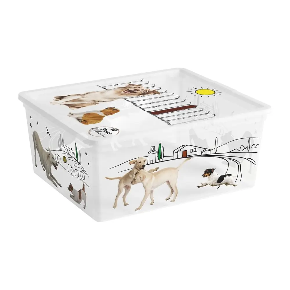 Úložný box KIS C Style Pets M s vekom dodá vášmu interiéru jedinečný prémiový nádych a dojem. Tento multifunkčný box predstavuje atraktívny a funkčný doplnok na uskladnenie najrôznejších predmetov a je ideálny na usporiadanie každej kúpeľne