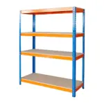 Regál Racks s bezskrutkovým systémom umožní rýchle a ľahké zmontovanie. 