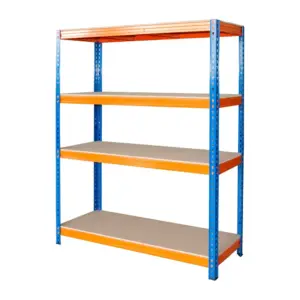 Regál Racks s bezskrutkovým systémom umožní rýchle a ľahké zmontovanie. 
