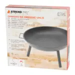 terase alebo pri chate. Rozmery 57 x 66 x 40 cm zaručujú dostatok priestoru pre oheň aj grilovanie. Ohnisko Strend Pro Elis BBQ je skvelým doplnkom na každé vonkajšie posedenie s rodinou alebo priateľmi.
