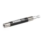 Magnetický držiak bitov s dĺžkou 120 mm a upínaním 1/4" je praktickým nástrojom pre efektívne a presné skrutkovanie. Vďaka silnému magnetu spoľahlivo drží bity na mieste