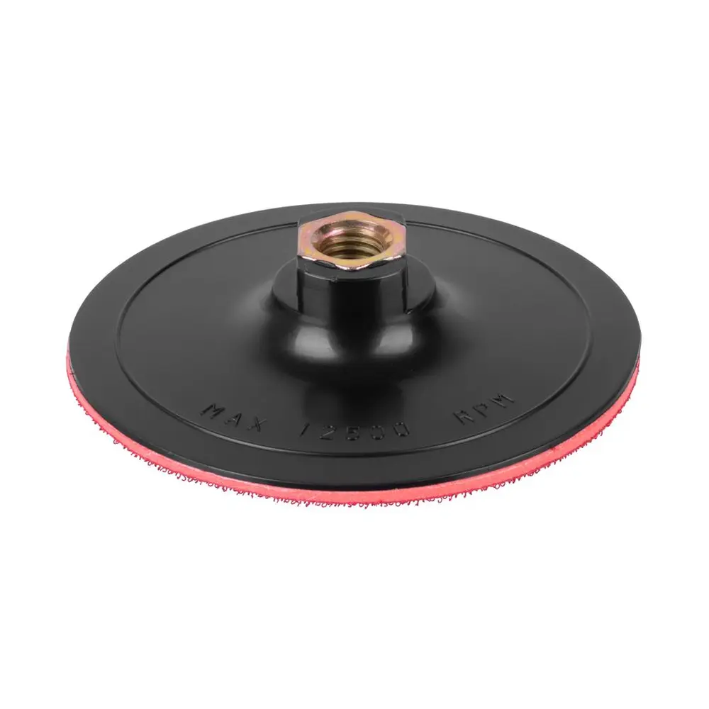 Unášač brúsneho papiera by nemal chýbať vo výbave vašej dielni. Je vhodný pre všetky brúsne výseky s priemerom 115 mm. Disponuje upínaním M14. Disponuje suchým zipsom