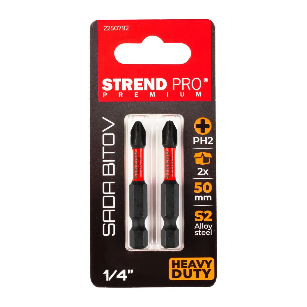 Kvalitné bity Strend Pro Premium navrhnuté pre vysokú odolnosť a dlhú životnosť. Ideálne na profesionálne aj domáce použitie.
