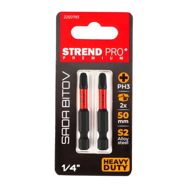<p><strong>Kvalitné bity Strend Pro Premium navrhnuté pre vysokú odolnosť a dlhú životnosť.</strong> Ideálne na profesionálne aj domáce použitie.</p>