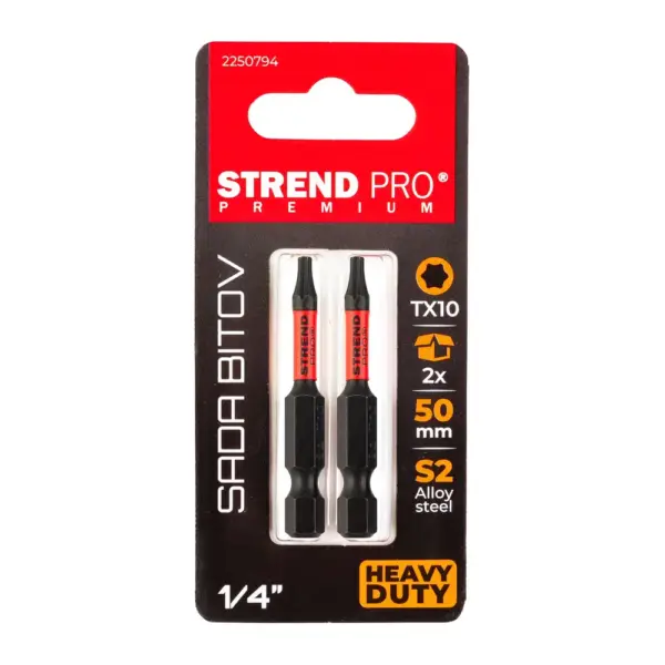 <p><strong>Kvalitné bity Strend Pro Premium navrhnuté pre vysokú odolnosť a dlhú životnosť.</strong> Ideálne na profesionálne aj domáce použitie.</p>