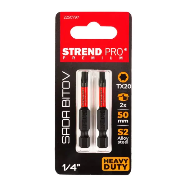 <p><strong>Kvalitné bity Strend Pro Premium navrhnuté pre vysokú odolnosť a dlhú životnosť.</strong> Ideálne na profesionálne aj domáce použitie.</p>