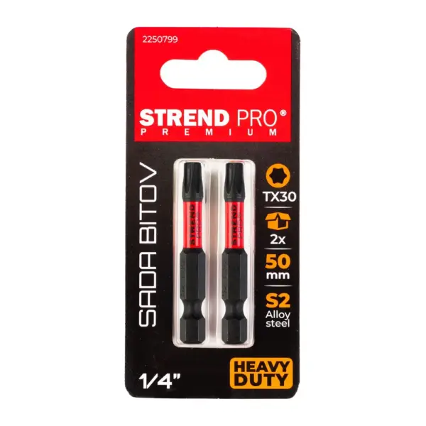 <p><strong>Kvalitné bity Strend Pro Premium navrhnuté pre vysokú odolnosť a dlhú životnosť.</strong> Ideálne na profesionálne aj domáce použitie.</p>