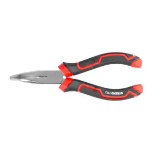 Kvalitné kliešte so zahnutým nosom Strend Pro Premium v prémiovej kvalite by nemali chýbať vo vašej dielni. Čepeľ je vyrobená z uhlíkovej ocele tvrdosti 55 a ergonomická rukoväť je potiahnutá TPR s protišmykovým drážkovaním. Celková dĺžka: 160 mm / 6"