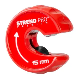 Kotúčová rezačka na trúbky Strend Pro Premium je vyrobená z ložiskovej ocele a zliatiny zinku