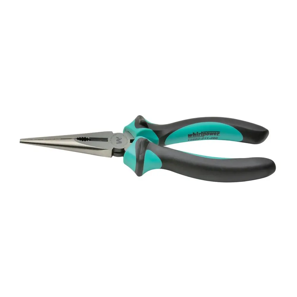 Kliešte Whirlpower® 15602-211 sú vyrobené z kvalitného Cr-V ocele a majú dlhý nos
