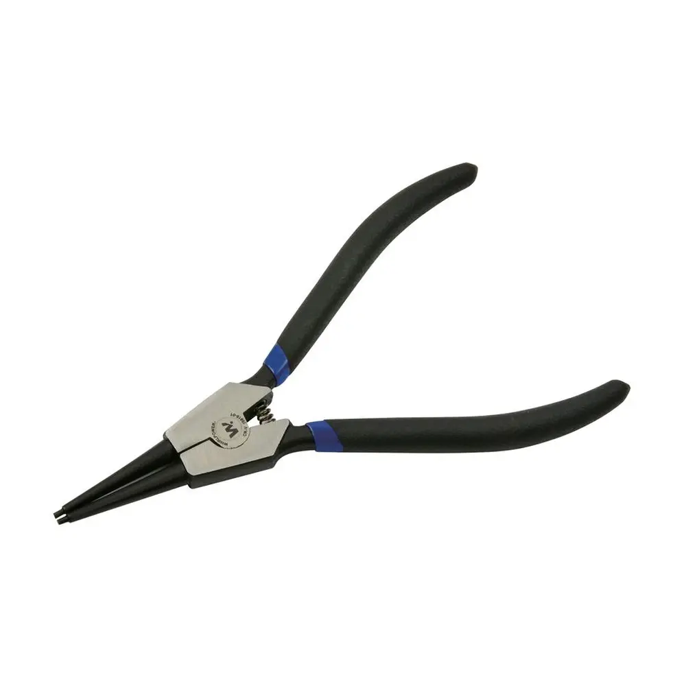 Kliešte Whirlpower® 15618-01 sú ideálne nástroje na manipuláciu s poistnými krúžkami v priemysle a domácnosti. S dĺžkou 180 mm a vyrobené z Cr-V zaručujú spoľahlivosť a precíznu manipuláciu s vonkajšími rovnými krúžkami.