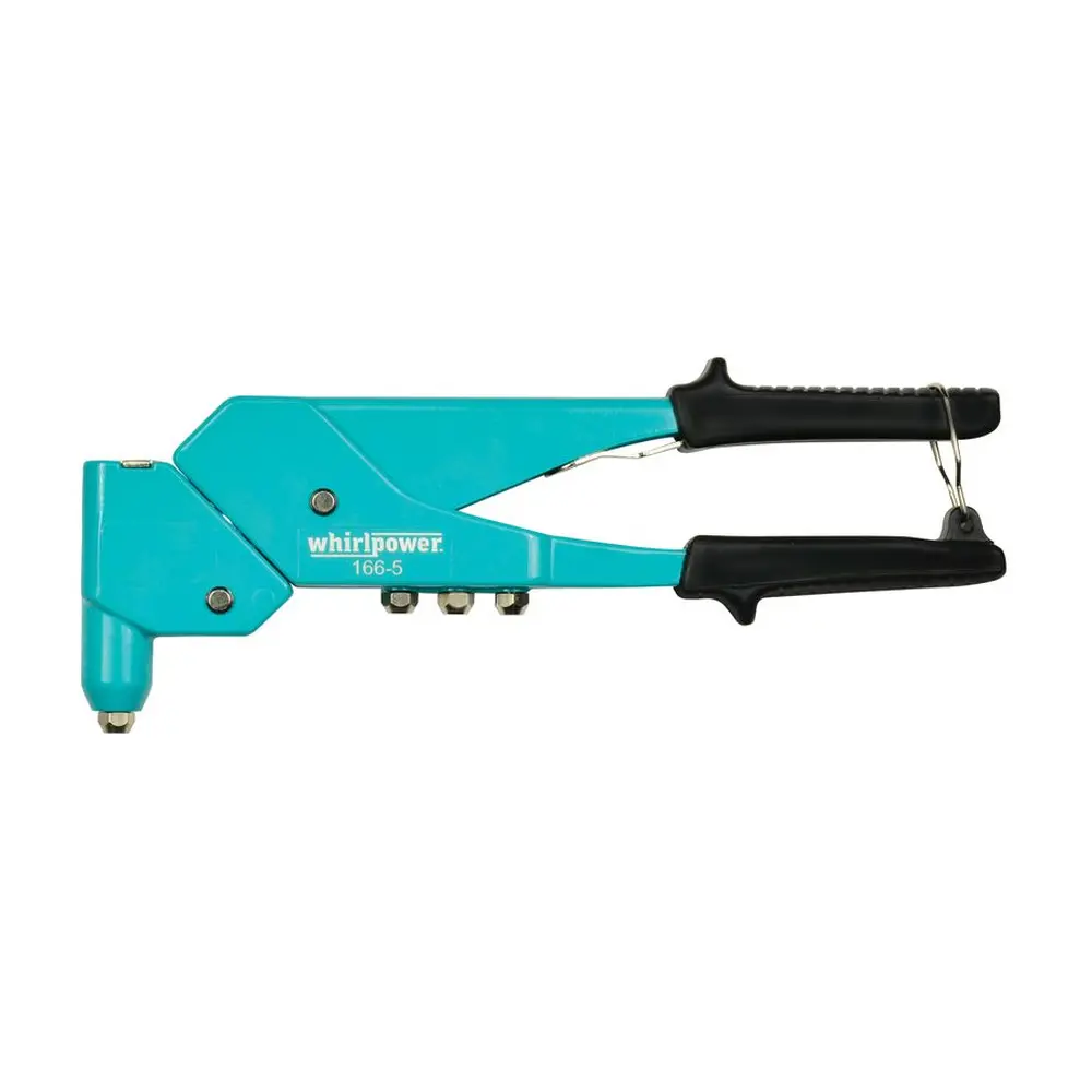 Kliešte Whirlpower® 166-5 s dĺžkou 280 mm sú ideálne pre trhacie nity. Ich otočná hlava umožňuje precízne a pohodlné použitie pri práci s rôznymi materiálmi. Tieto nitovacie kliešte sú spoľahlivým a efektívnym nástrojom pre remeselníkov aj profesionálov.
