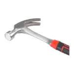 čo zaručuje jeho dlhú životnosť. Ergonomická rukoväť tlmiaca nárazy je vyrobená zo sklolaminátu a je potiahnutá plastom. Váha: 450 g. Celková dĺžka: 335 mm